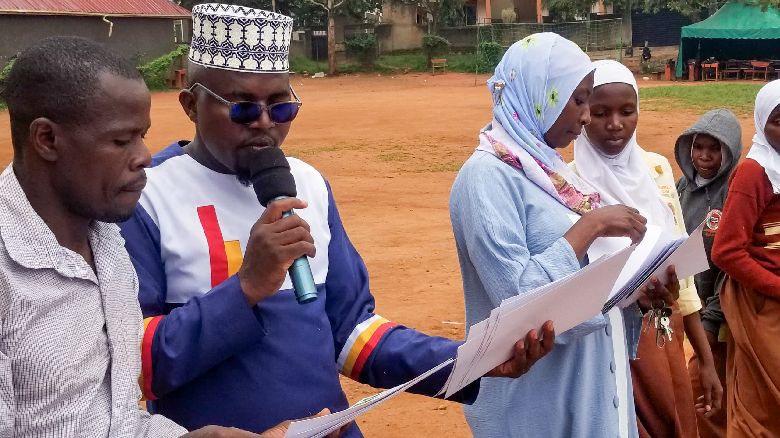 Students at Ibun Masood High School